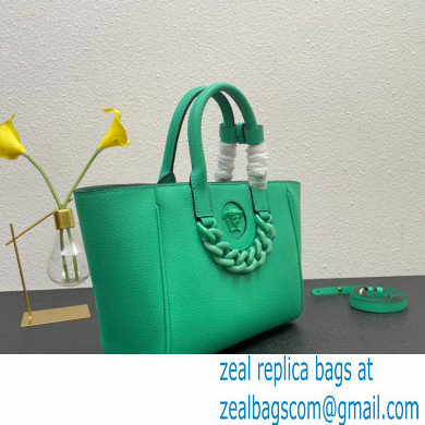 Versace La Medusa Chain Tote Bag Green