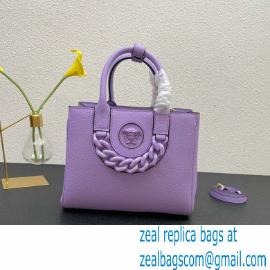 Versace La Medusa Chain Tote Bag Lilac