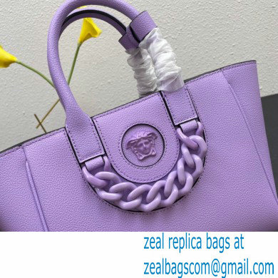 Versace La Medusa Chain Tote Bag Lilac - Click Image to Close