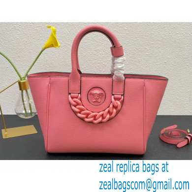 Versace La Medusa Chain Tote Bag Pink