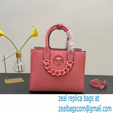 Versace La Medusa Chain Tote Bag Pink