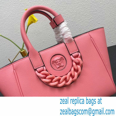 Versace La Medusa Chain Tote Bag Pink - Click Image to Close