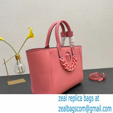 Versace La Medusa Chain Tote Bag Pink - Click Image to Close