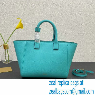 Versace La Medusa Chain Tote Bag Turquoise Blue