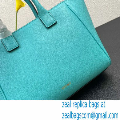 Versace La Medusa Chain Tote Bag Turquoise Blue