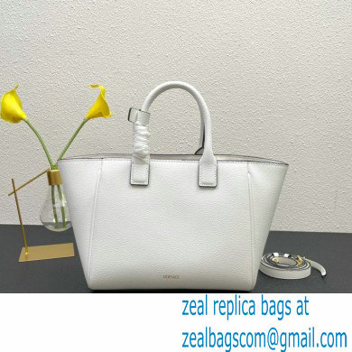 Versace La Medusa Chain Tote Bag White