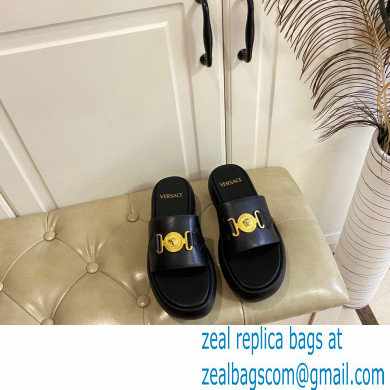 Versace Medusa Biggie Slides Black 2022 - Click Image to Close