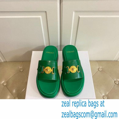 Versace Medusa Biggie Slides Green 2022