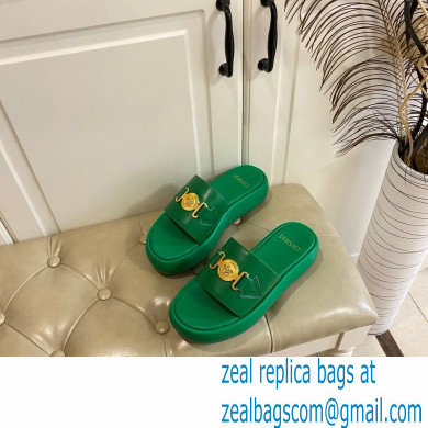 Versace Medusa Biggie Slides Green 2022