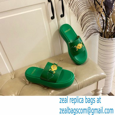 Versace Medusa Biggie Slides Green 2022