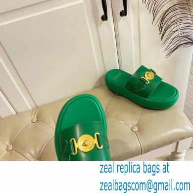 Versace Medusa Biggie Slides Green 2022