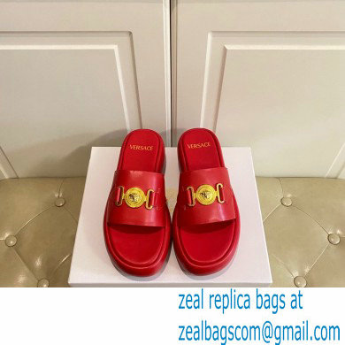 Versace Medusa Biggie Slides Red 2022