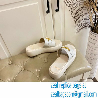 Versace Medusa Biggie Slides White 2022