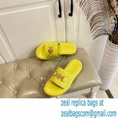 Versace Medusa Biggie Slides Yellow 2022