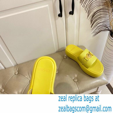 Versace Medusa Biggie Slides Yellow 2022