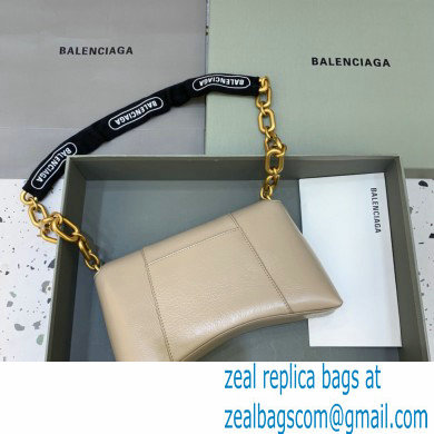 balenciaga downtown XS shoulder bag with chain gray