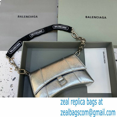 balenciaga downtown XS shoulder bag with chain silver - Click Image to Close