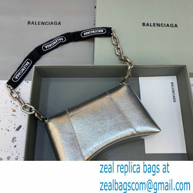 balenciaga downtown XS shoulder bag with chain silver - Click Image to Close