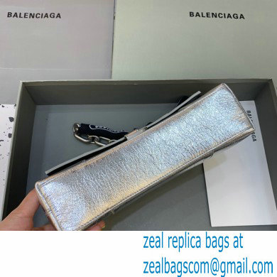 balenciaga downtown XS shoulder bag with chain silver - Click Image to Close