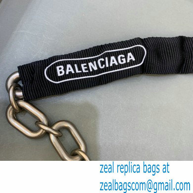 balenciaga pink calfskin downtown small shoulder bag with chain - Click Image to Close