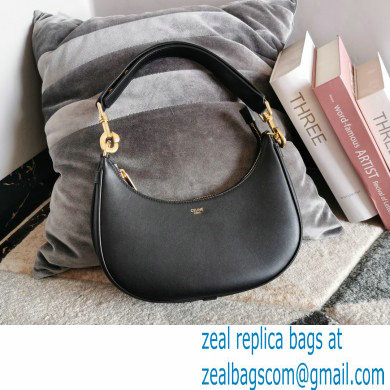 celine Medium Ava Strap Bag in Smooth Calfskin Black