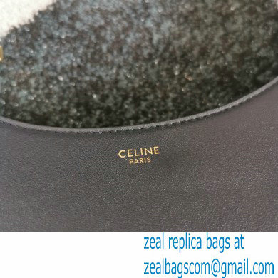 celine Medium Ava Strap Bag in Smooth Calfskin Black