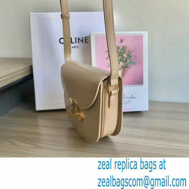 celine Teen Besace Triomphe in shiny calfskin nude - Click Image to Close