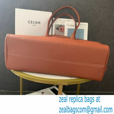 celine cabas drawstring cuir triomphe in Smooth Calfskin Tan