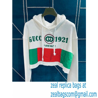 gucci Cotton jersey sweatshirt white 2022 - Click Image to Close