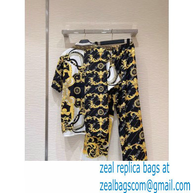 versace pajamas black 2022