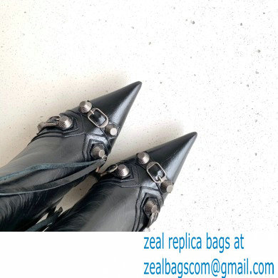 Balenciaga Arena lambskin Cagole Boots Black 2022 - Click Image to Close
