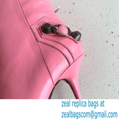 Balenciaga Arena lambskin Cagole Boots Pink 2022