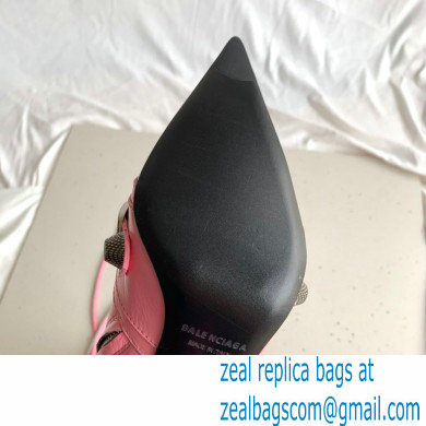 Balenciaga Arena lambskin Cagole Boots Pink 2022
