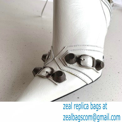 Balenciaga Arena lambskin Cagole Boots White 2022