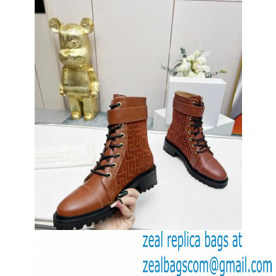 Balmain Bicolor jacquard Ranger Romy ankle boots 04 2022 - Click Image to Close