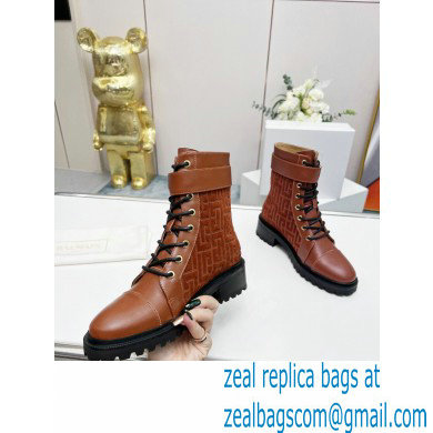 Balmain Bicolor jacquard Ranger Romy ankle boots 04 2022