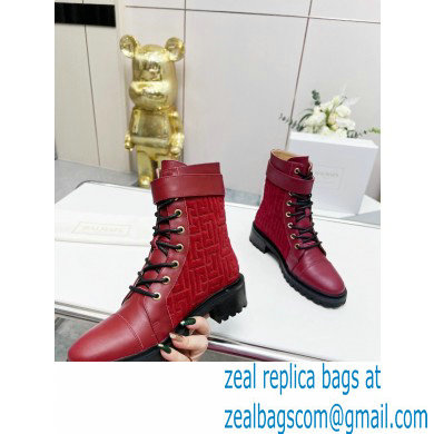 Balmain Bicolor jacquard Ranger Romy ankle boots 08 2022 - Click Image to Close