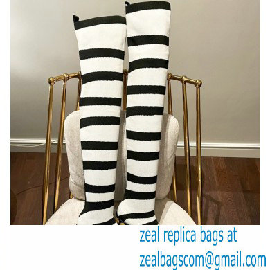 Balmain stretch knit Coin thigh-high boots 05 2022