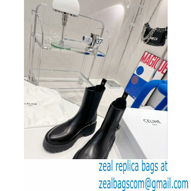 Celine Bulky Chelsea Boots In Calfskin Black 2022