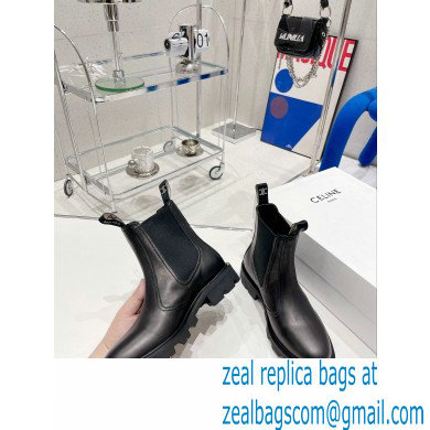 Celine Margaret Chelsea Boots in Calfskin Black 2022 - Click Image to Close