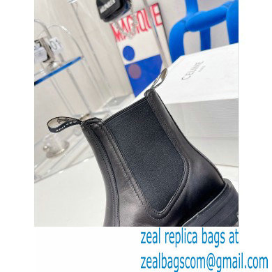 Celine Margaret Chelsea Boots in Calfskin Black 2022 - Click Image to Close