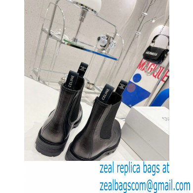 Celine Margaret Chelsea Boots in Calfskin Black 2022