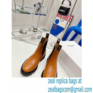 Celine Margaret Chelsea Boots in Calfskin Brown 2022