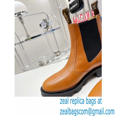 Celine Margaret Chelsea Boots in Calfskin Brown 2022