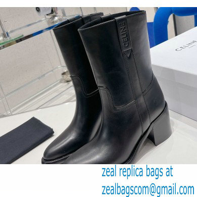 Celine Mid boots Celine Conde in Calfskin Black 2022 - Click Image to Close