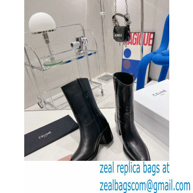 Celine Mid boots Celine Conde in Calfskin Black 2022 - Click Image to Close