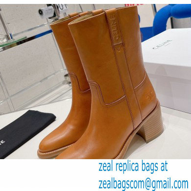 Celine Mid boots Celine Conde in Calfskin Brown 2022