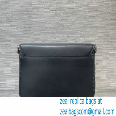 Dior Black Smooth Calfskin Messenger Bag 2022