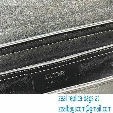 Dior Black Smooth Calfskin Messenger Bag 2022