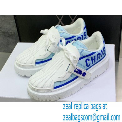 Dior Dior-ID Sneakers in Gradient and Reflective Technical Fabric Blue 2022